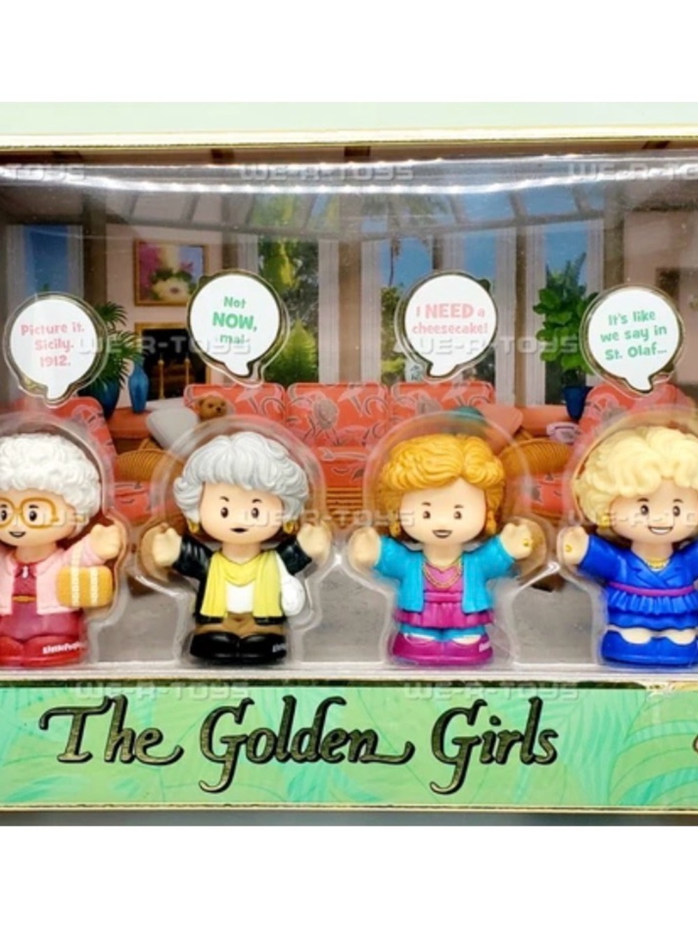 Little People Collector The Golden Girls TV Show Figure Set GWR84